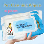 Pet Wipes for Dogs Cats Cleaning Deodorizing Unscented | Eonixor 