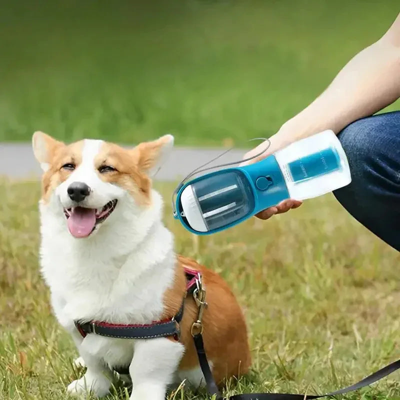 Portable_3-in-1_Dog_Water_Bottle_with_Food_Container_and_Waste_Bag -