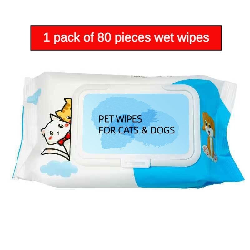 Pet Wipes for Dogs Cats Cleaning Deodorizing Unscented | Eonixor 